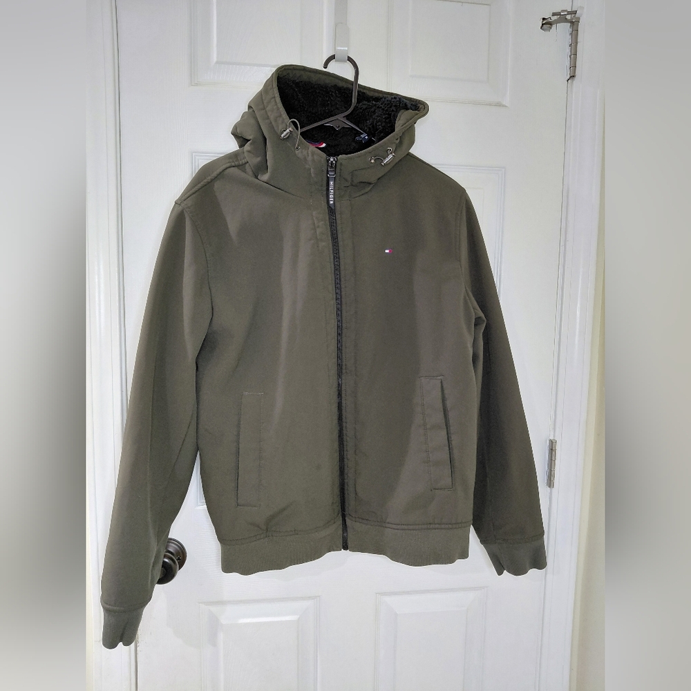 Tommy Hilfiger Men's Size M Olive Green Jacket - Picture 1 of 14